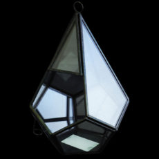 Szklane Terrarium - Duży Pięciobok